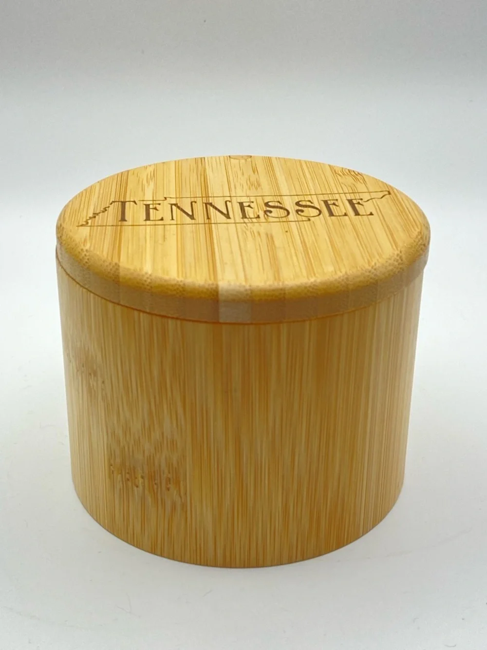 Totally Bamboo Salt Cellar 3.5” x 2.75” Tennessee Magnetic Closure Farmhouse
